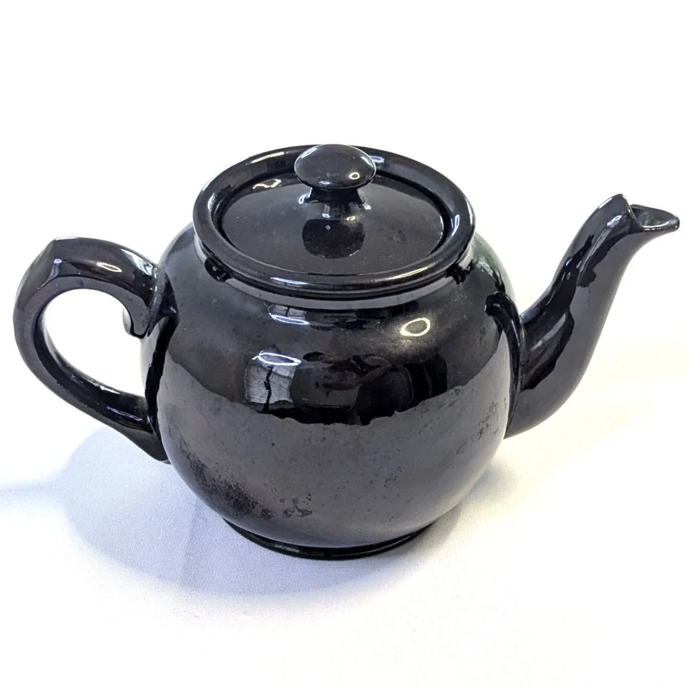Sadler England Brown Betty Glazed Ceramic Teapot Vintage Staffordshire Pottery
